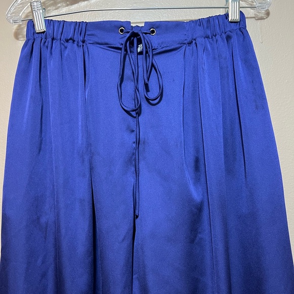 Free People Intimately Free Wine- Down Satin Lounge Pants - Picture 4 of 9